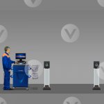 Стенд сход развал 3D Техновектор V7202M5A