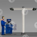Стенд сход развал 3D Техновектор V7202T5A