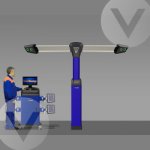Стенд сход развал 3D Техно Вектор 7 T7204TP